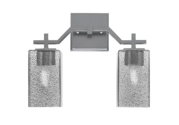Toltec Lighting - 2312-GP-542 - Two Light Bath Bar - Corbin - Graphite
