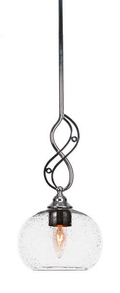 Toltec Lighting - 232-CH-202 - One Light Mini Pendant - Jazz - Chrome