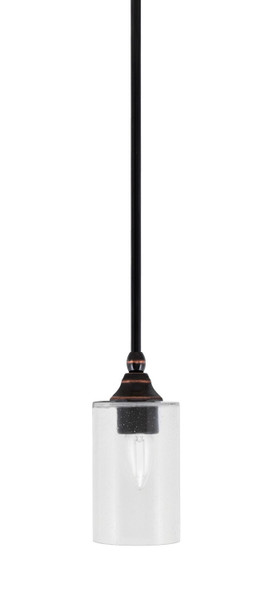 Toltec Lighting - 23-BC-300 - One Light Mini Pendant - Stem - Black Copper