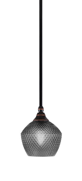 Toltec Lighting - 23-BC-4622 - One Light Mini Pendant - Stem - Black Copper