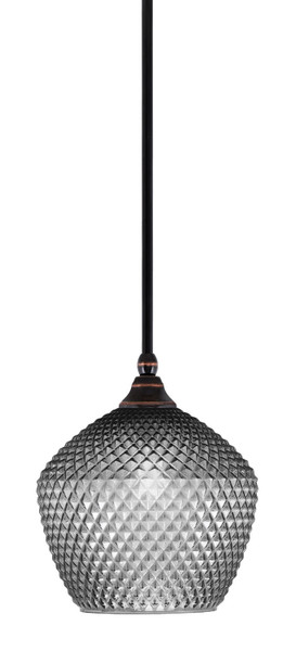 Toltec Lighting - 23-BC-4922 - One Light Mini Pendant - Stem - Black Copper