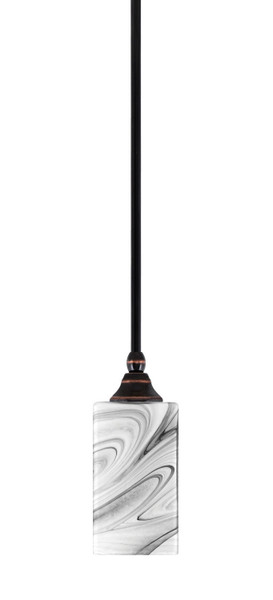 Toltec Lighting - 23-BC-549 - One Light Mini Pendant - Stem - Black Copper