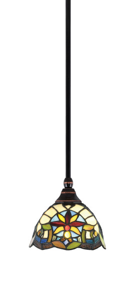 Toltec Lighting - 23-BC-9365 - One Light Mini Pendant - Stem - Black Copper