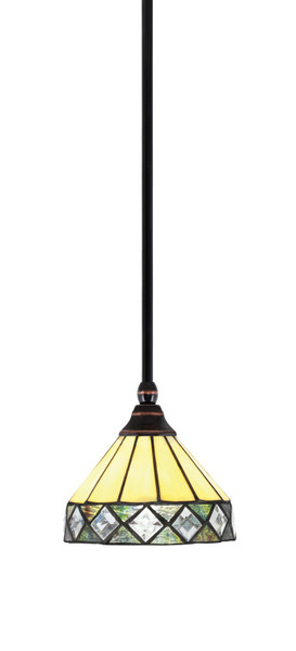 Toltec Lighting - 23-BC-9405 - One Light Mini Pendant - Stem - Black Copper