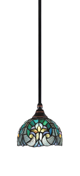 Toltec Lighting - 23-BC-9925 - One Light Mini Pendant - Stem - Black Copper