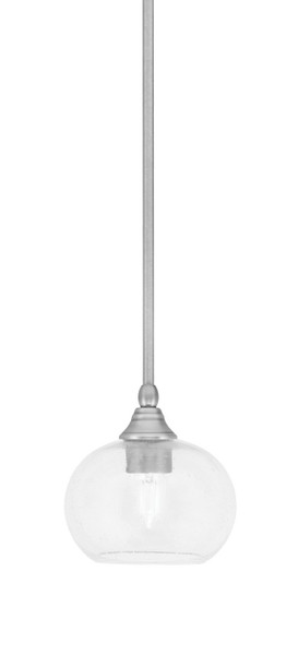 Toltec Lighting - 23-BN-202 - One Light Mini Pendant - Stem - Brushed Nickel