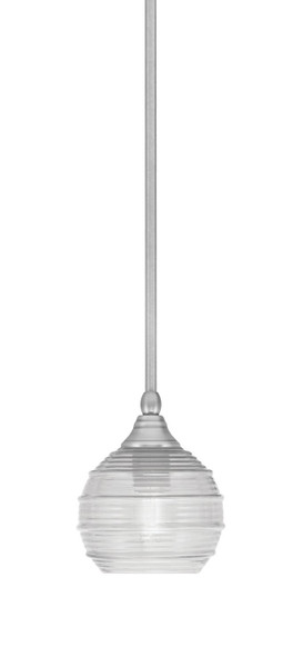 Toltec Lighting - 23-BN-5110 - One Light Mini Pendant - Stem - Brushed Nickel