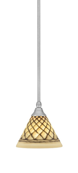 Toltec Lighting - 23-BN-7185 - One Light Mini Pendant - Any - Brushed Nickel