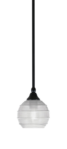 Toltec Lighting - 23-MB-5110 - One Light Mini Pendant - Stem - Matte Black