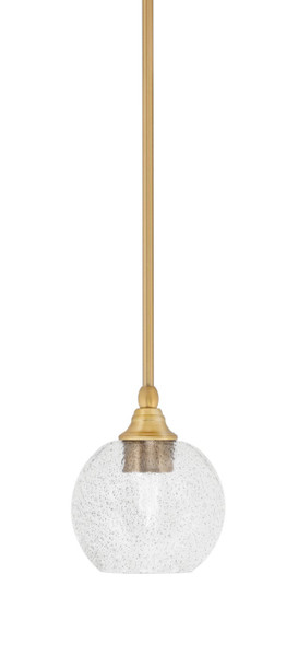 Toltec Lighting - 23-NAB-4102 - One Light Mini Pendant - Stem - New Age Brass