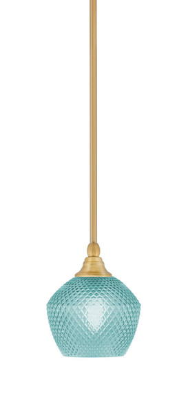 Toltec Lighting - 23-NAB-4622 - One Light Mini Pendant - Stem - New Age Brass