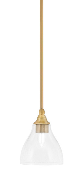 Toltec Lighting - 23-NAB-4760 - One Light Mini Pendant - Stem - New Age Brass