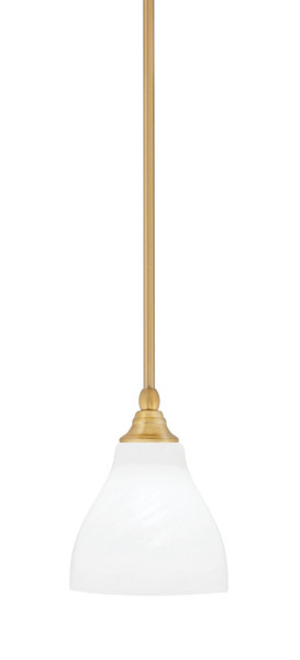 Toltec Lighting - 23-NAB-4761 - One Light Mini Pendant - Stem - New Age Brass