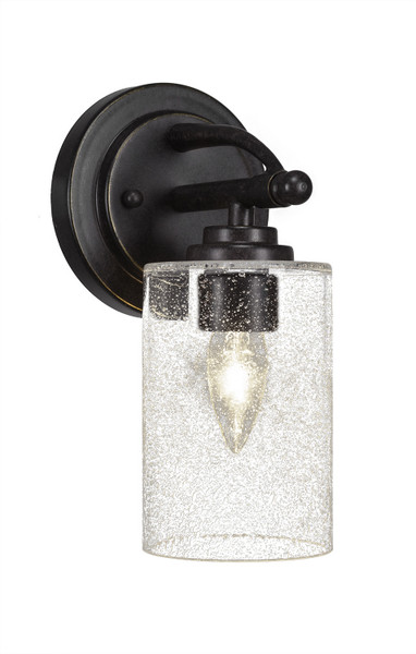 Toltec Lighting - 2400-DG-300 - One Light Wall Sconce - Marquise - Dark Granite
