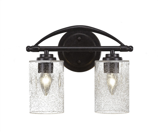 Toltec Lighting - 2402-DG-300 - Two Light Bath Bar - Marquise - Dark Granite