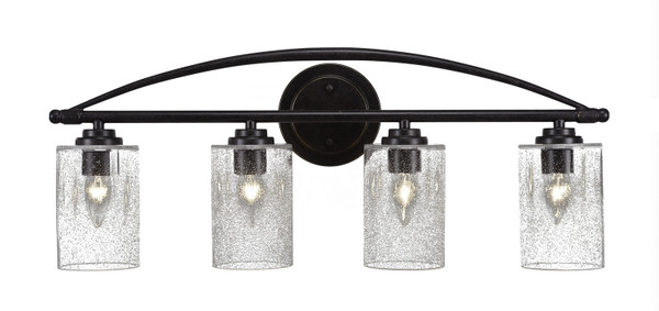 Toltec Lighting - 2404-DG-300 - Four Light Bath Bar - Marquise - Dark Granite