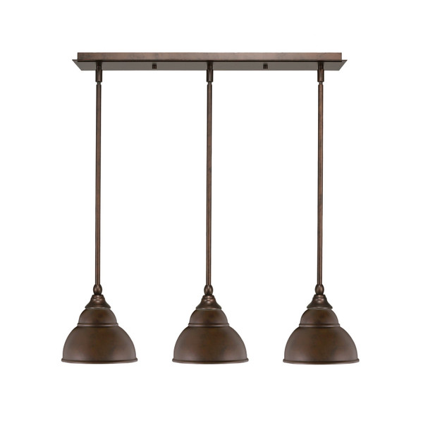 Toltec Lighting - 25-BRZ-427 - Three Light Multi Light Mini Pendant - Any - Bronze