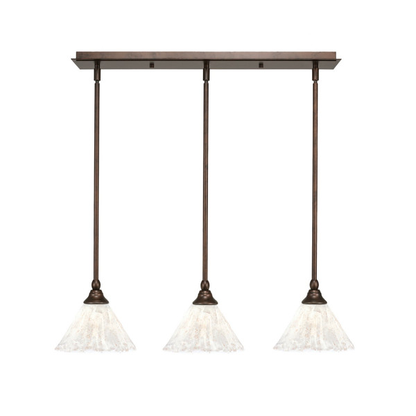 Toltec Lighting - 25-BRZ-7195 - Three Light Multi Light Mini Pendant - Any - Bronze