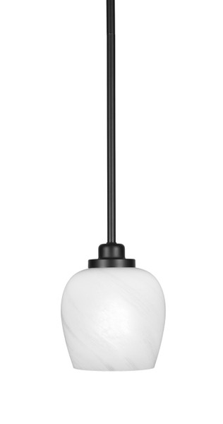 Toltec Lighting - 2601-MB-4811 - One Light Mini Pendant - Odyssey - Matte Black