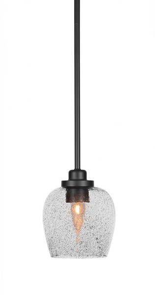 Toltec Lighting - 2601-MB-4812 - One Light Mini Pendant - Odyssey - Matte Black