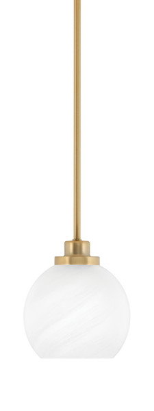 Toltec Lighting - 2601-NAB-4101 - One Light Mini Pendant - Odyssey - New Age Brass