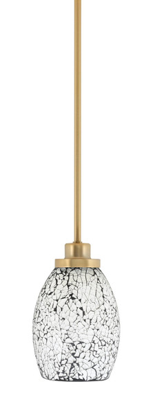 Toltec Lighting - 2601-NAB-4165 - One Light Mini Pendant - Odyssey - New Age Brass