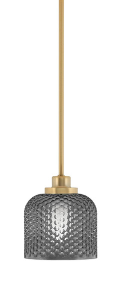 Toltec Lighting - 2601-NAB-4612 - One Light Mini Pendant - Odyssey - New Age Brass