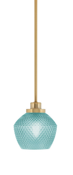 Toltec Lighting - 2601-NAB-4625 - One Light Mini Pendant - Odyssey - New Age Brass
