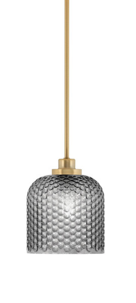 Toltec Lighting - 2601-NAB-4912 - One Light Mini Pendant - Odyssey - New Age Brass