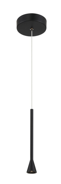 George Kovacs - P1456-66A-L - LED Mini Pendant - Piccolo - Coal Black