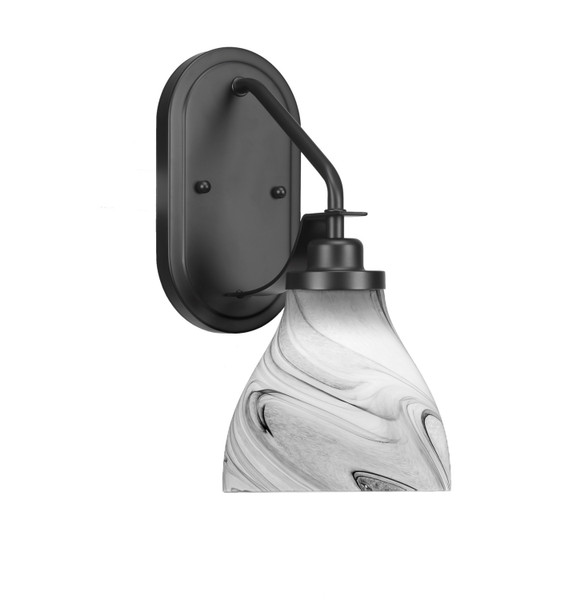 Toltec Lighting - 2611-MB-4769 - One Light Wall Sconce - Odyssey - Matte Black