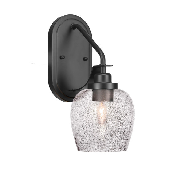 Toltec Lighting - 2611-MB-4812 - One Light Wall Sconce - Odyssey - Matte Black