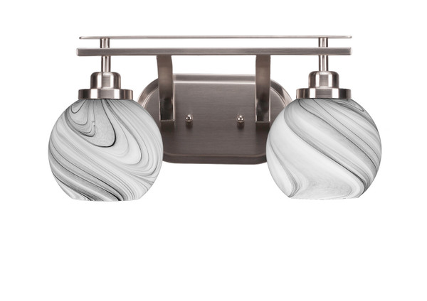 Toltec Lighting - 2612-BN-4109 - Two Light Bath Bar - Odyssey - Brushed Nickel