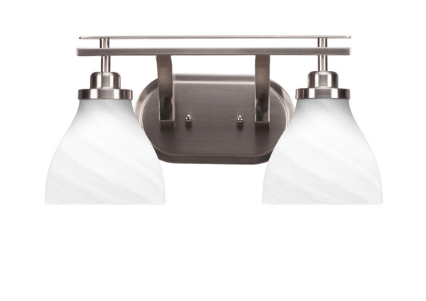 Toltec Lighting - 2612-BN-4761 - Two Light Bath Bar - Odyssey - Brushed Nickel
