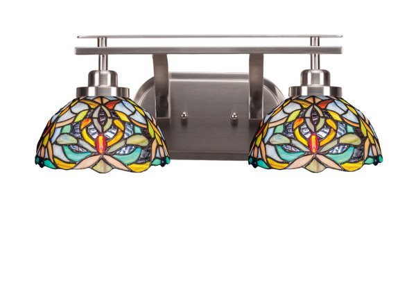 Toltec Lighting - 2612-BN-9905 - Two Light Bath Bar - Odyssey - Brushed Nickel