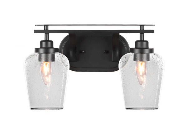 Toltec Lighting - 2612-MB-210 - Two Light Bath Bar - Odyssey - Matte Black