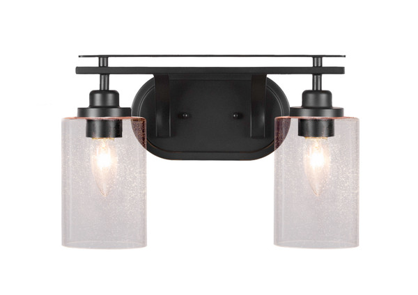 Toltec Lighting - 2612-MB-300 - Two Light Bath Bar - Odyssey - Matte Black