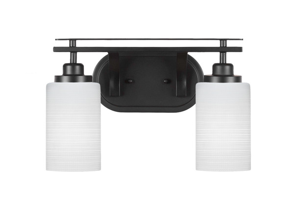 Toltec Lighting - 2612-MB-4061 - Two Light Bath Bar - Odyssey - Matte Black