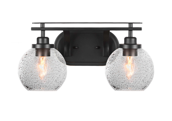 Toltec Lighting - 2612-MB-4102 - Two Light Bath Bar - Odyssey - Matte Black