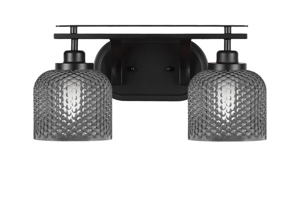 Toltec Lighting - 2612-MB-4612 - Two Light Bath Bar - Odyssey - Matte Black