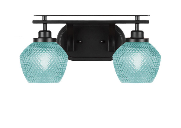 Toltec Lighting - 2612-MB-4625 - Two Light Bath Bar - Odyssey - Matte Black