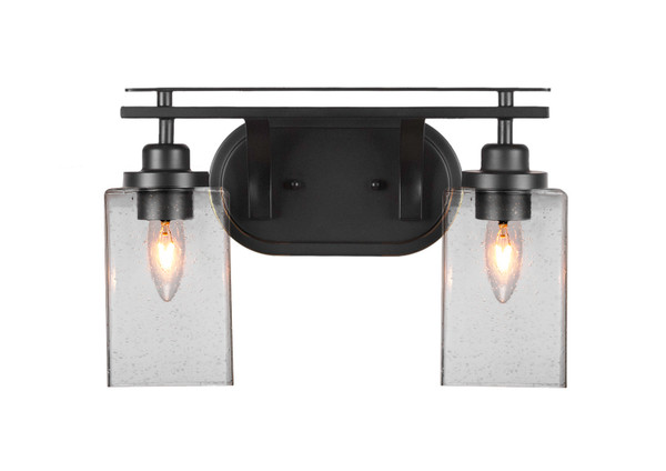 Toltec Lighting - 2612-MB-530 - Two Light Bath Bar - Odyssey - Matte Black