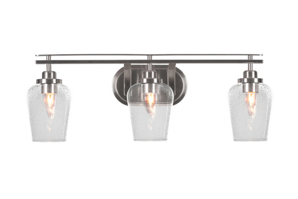 Toltec Lighting - 2613-BN-210 - Three Light Bath Bar - Odyssey - Brushed Nickel