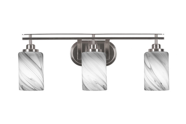 Toltec Lighting - 2613-BN-3009 - Three Light Bath Bar - Odyssey - Brushed Nickel