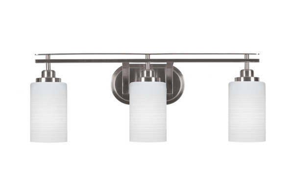 Toltec Lighting - 2613-BN-4061 - Three Light Bath Bar - Odyssey - Brushed Nickel