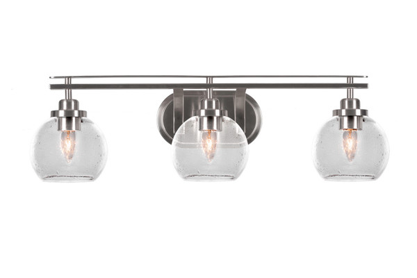 Toltec Lighting - 2613-BN-4100 - Three Light Bath Bar - Odyssey - Brushed Nickel
