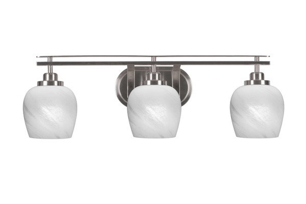 Toltec Lighting - 2613-BN-4811 - Three Light Bath Bar - Odyssey - Brushed Nickel