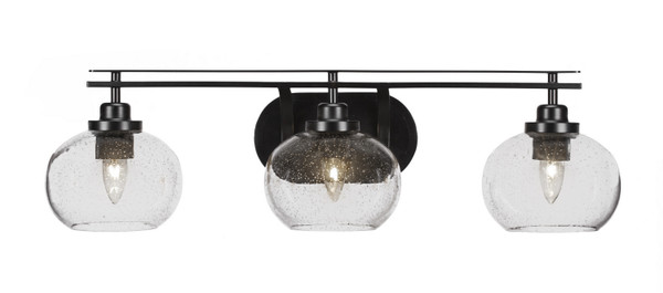 Toltec Lighting - 2613-MB-202 - Three Light Bath Bar - Odyssey - Matte Black