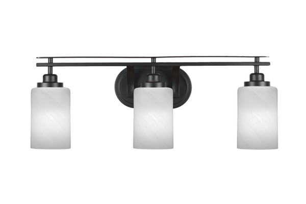 Toltec Lighting - 2613-MB-3001 - Three Light Bath Bar - Odyssey - Matte Black