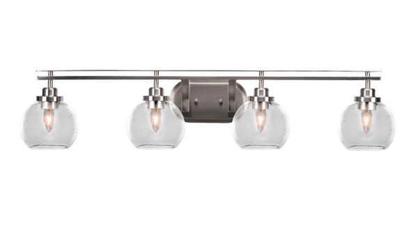 Toltec Lighting - 2614-BN-4100 - Four Light Bath Bar - Odyssey - Brushed Nickel